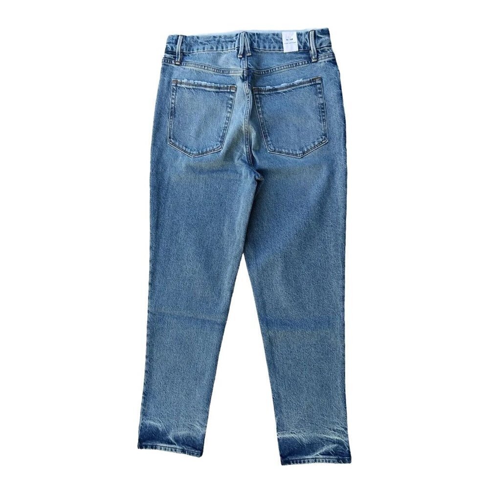 Good American Women's The Weekender Relaxed Fit Straight Leg Indigo339 Jeans - Picture 6 of 15